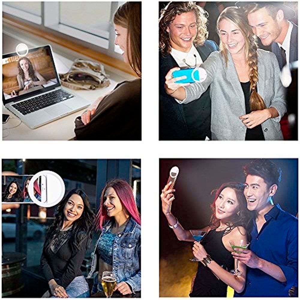 Portable Selfie Ring for Mobile Phone