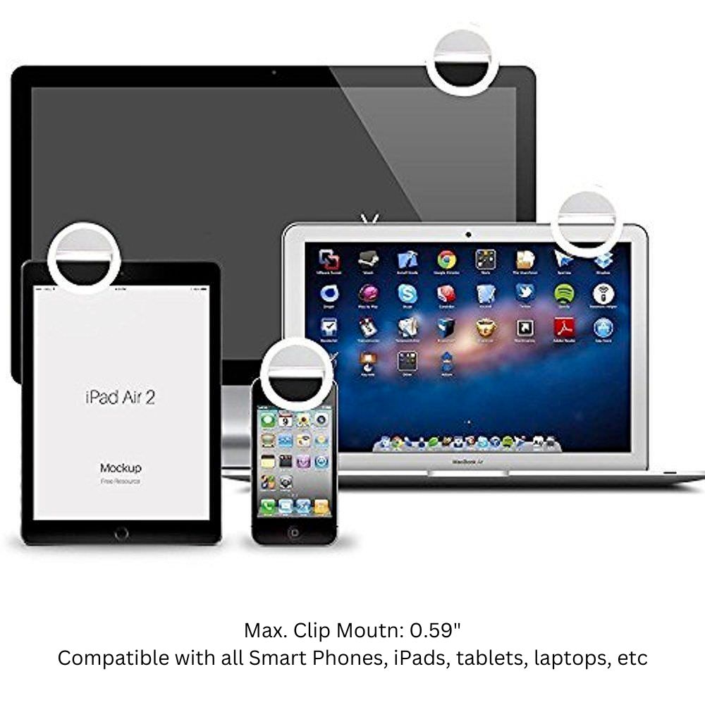 Portable Selfie Ring for Mobile Phone