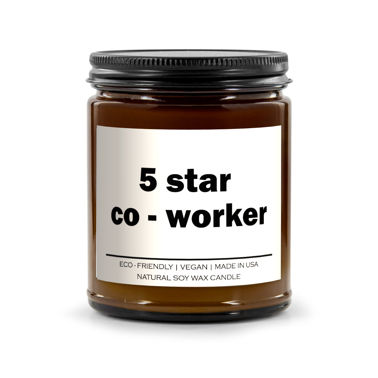 5 star coworker Candle