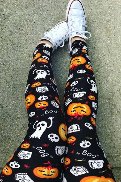 Halloween Pumpkin Leggings