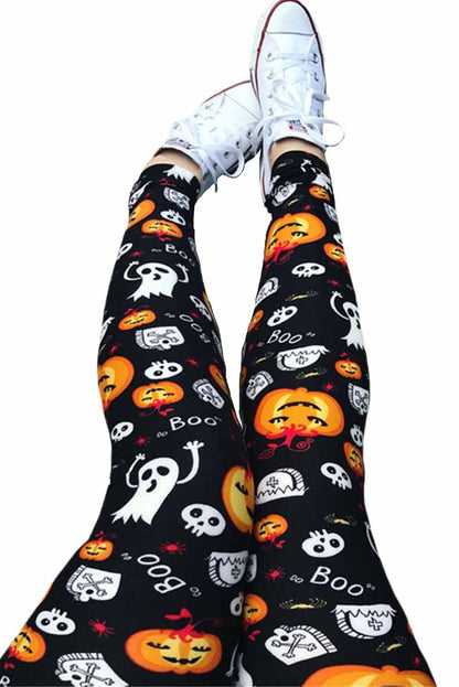 Halloween Pumpkin Leggings