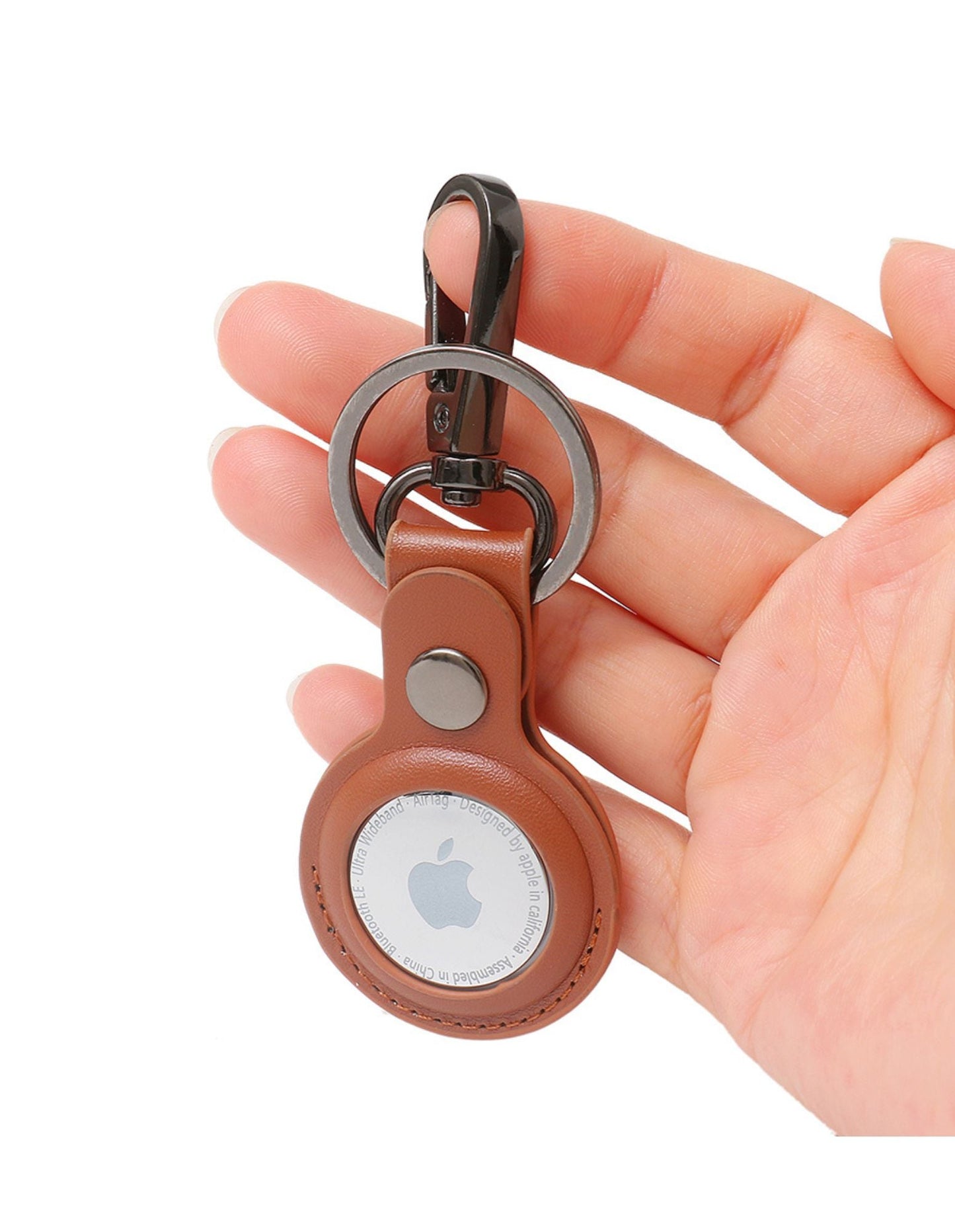 Tilba Apple AirTag Vegan Leather Key Ring