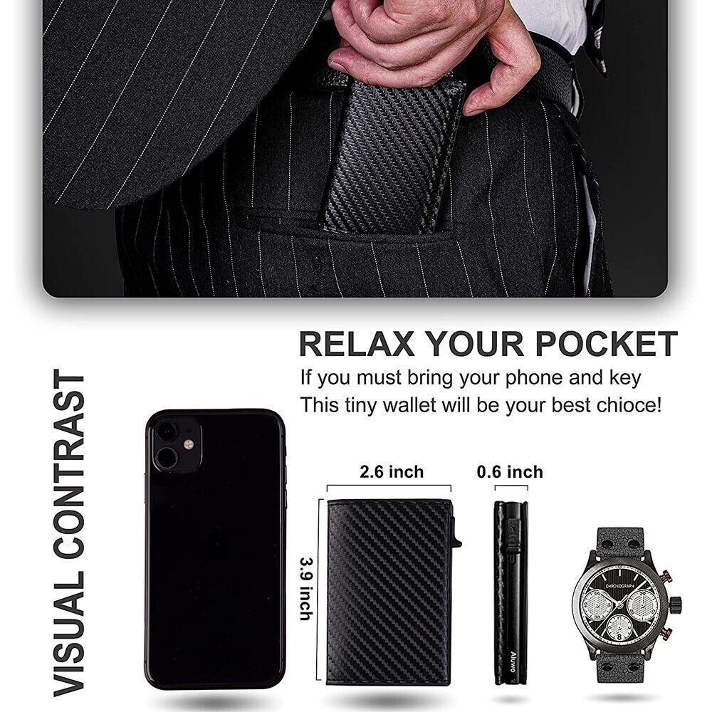For Airtag Wallet Case holder Magnetic Air