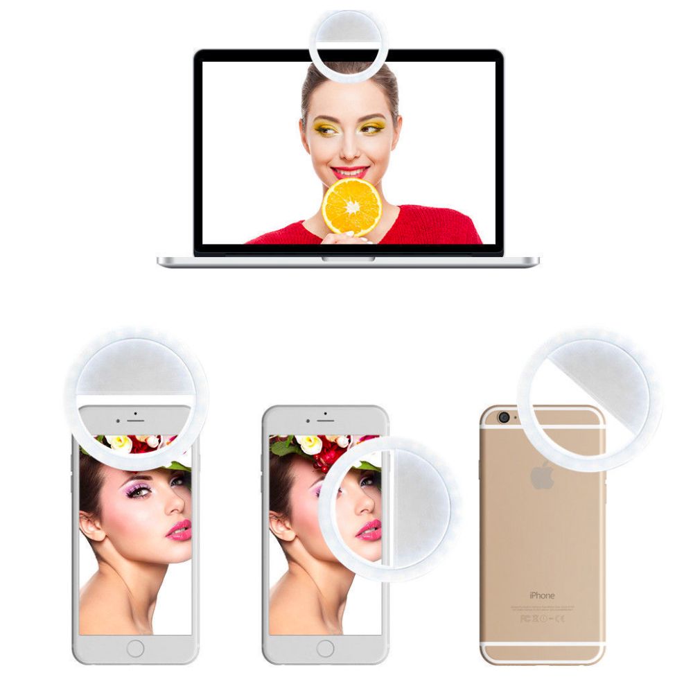 Portable Selfie Ring for Mobile Phone