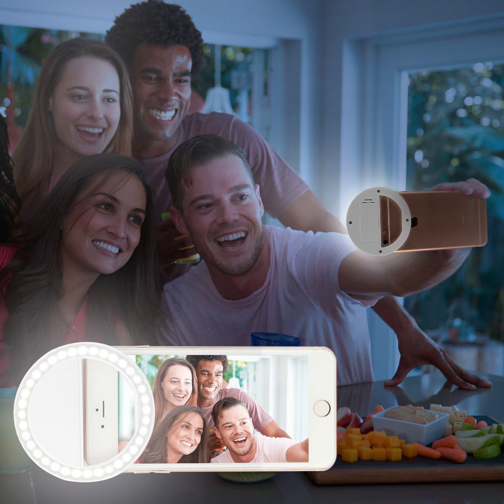Portable Selfie Ring for Mobile Phone