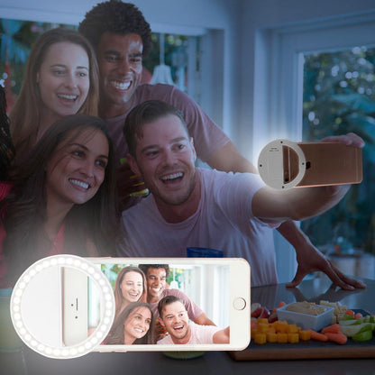 Portable Selfie Ring for Mobile Phone