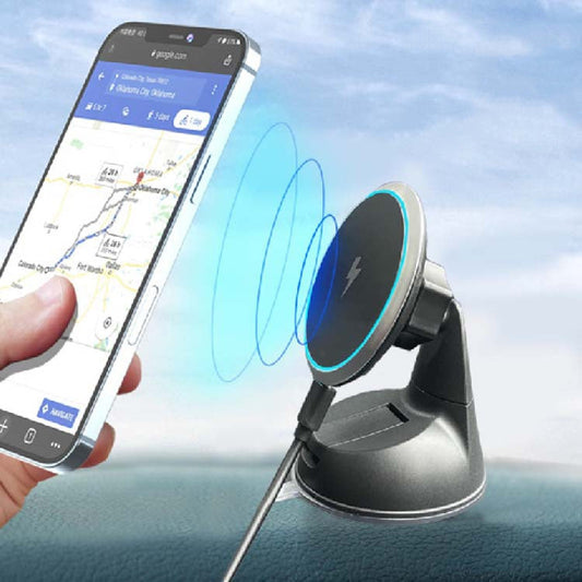 15W Magnetic Auto Wireless Charger Rapid Power Vent Mount