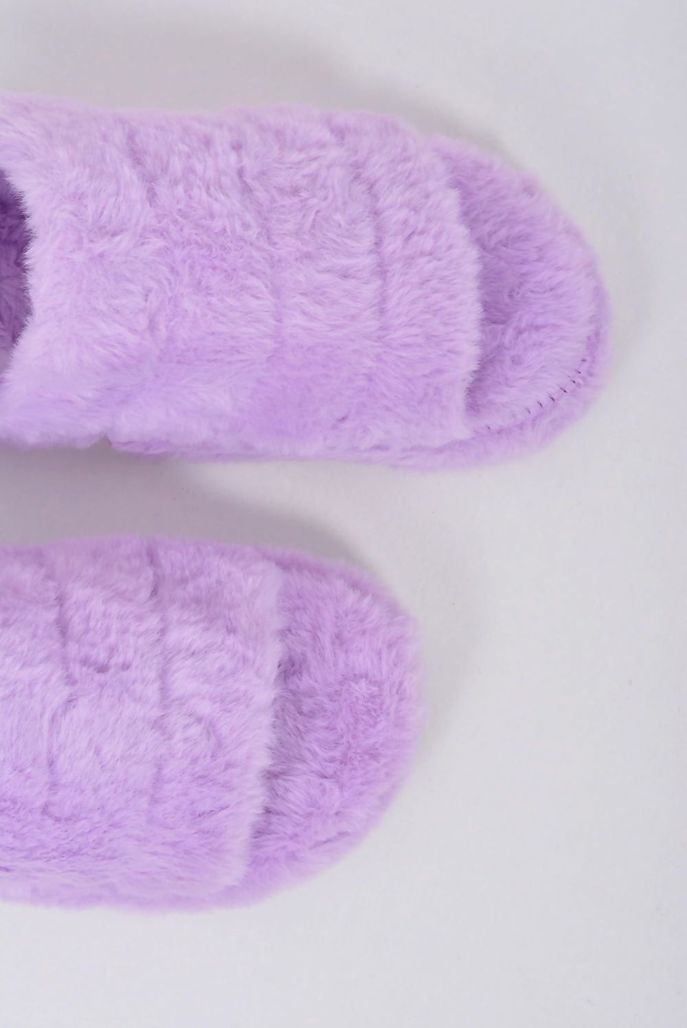 Fluffy Stripe Slippers