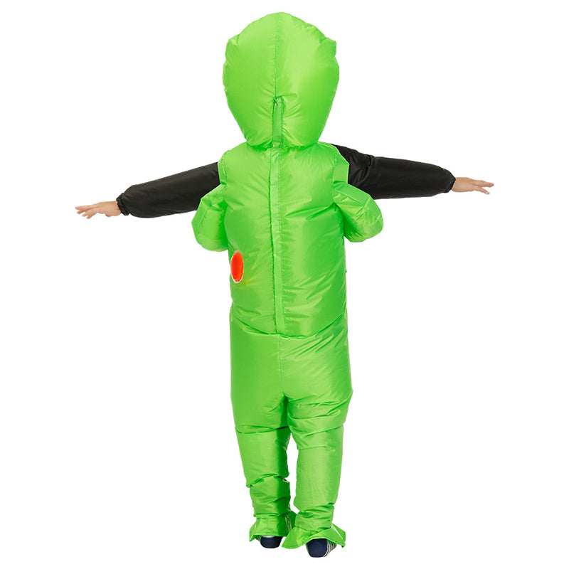 Inflatable Costume Green Alien Adult Party Dress