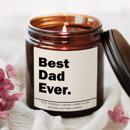 Best dad ever Candle