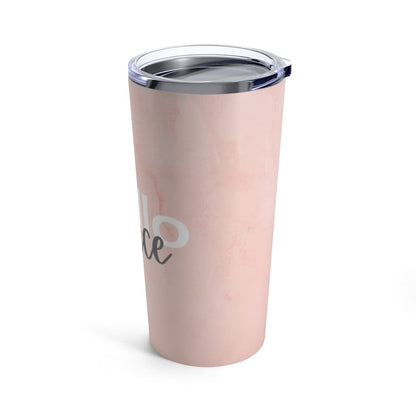 Peach Marble Hello Peace - 20oz - Drinkware